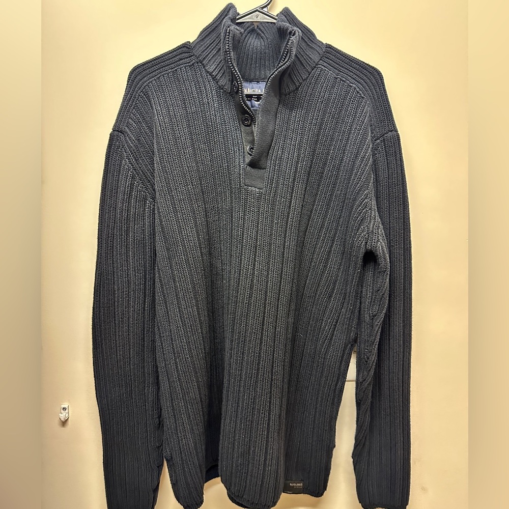 Men's Mock Neck Sweater